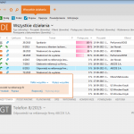 działania widget przypomnienia