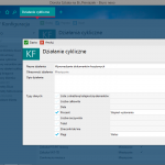 konfiguracja działania cyklicznego