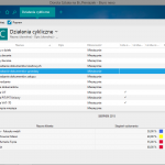 działania cykliczne