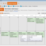 terminarz rezerwacji zasobów