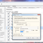 parametry wydruków tekstowych
