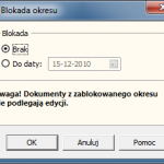 blokada okresu