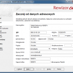 dane adresowe podmiotu