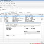 dokument kasowy na tle listy