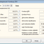 parametry ubezpieczeń i funduszy zus