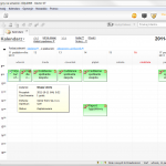 widok tygodniowy kalendarza