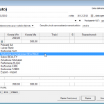 wyszukiwanie odbiorcy w czasie dekretacji